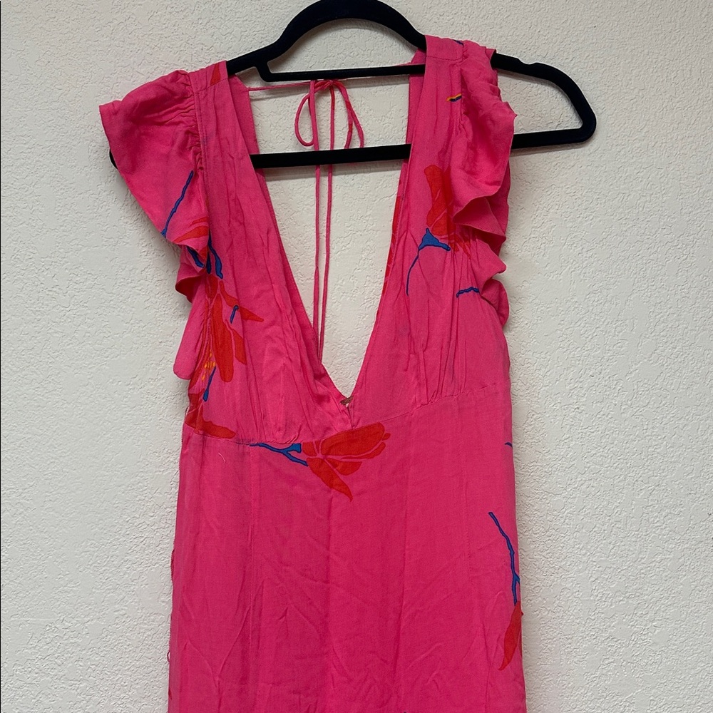 Free People NWT She's A Waterfall Floral maxi Dress size S - Picture 4 of 5